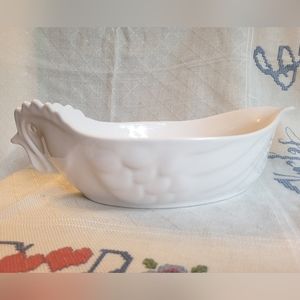Revol France Porcelain Chicken Roasting & Serving Dish